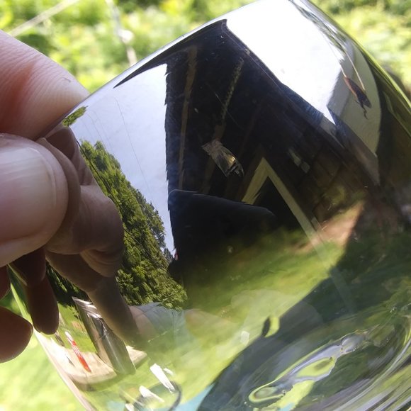 Mid century modern silver fade rolly polly glasses Four glasses set A - Picture 14 of 16